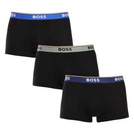 3PACK pánske boxerky BOSS čierné (50517827 969) S, trenky.
Doprajte si dokonalé pohodlie a nadčasový štýl s pánskymi boxerkami BOSS.
Prémiový materiál pre maximálne pohodlie
Boxerky sú vyrobené z vysokokvalitnej zmesi bavlny a elastanu, ktorá poskytuje dokonalú kombináciu jemnosti, priedušnosti a pružnosti.
Štýlový dizajn a elegantný vzhľad
Klasický dizajn s decentným logom BOSS na tkanej elastickej časti dodáva boxerkám moderný a sofistikovaný vzhľad.
Prečo si boxerky BOSS zamilujete

Prvotriedna bavlna: Mäkké, priedušné a príjemné na telo.
Elastický pás s logom BOSS: Štýlové a pohodlné.
Dlhšie nohavičky: Ideálne pod oblek a na šport.
Pružný materiál: Dokonale sa prispôsobí vášmu telu.

Spodná bielizeň BOSS je povinnou výbavou všetkých štýlových mužov.
Značka BOSS vznikla odčlenením od známeho výrobcu oblečenia Hugo Boss ako línia výrobkov pre mužov, ktorí majú radi kvalitné kúsky a nadčasový vzhľad.
Ako sa starať o boxerky BOSS?
Aby si vaše nové boxerky zachovali svoj tvar a kvalitu čo najdlhšie, odporúčame dodržiavať tieto pokyny:

Pranie: Per na 40 °C s podobnými farbami a jemným pracím prostriedkom.
Sušenie: Môžeš ich sušiť v sušičke na nízku teplotu, ale pre dlhšiu životnosť odporúčame sušenie na vzduchu.
Žehlenie: Pokiaľ je potrebné, žehli na nízku teplotu.

Tip: Nájsť ten správny kus spodnej bielizne, ktorý vám dokonale padne, môže byť náročné.