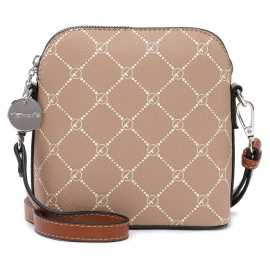 Dámska crossbody kabelka Tamaris Caroline - tmavo béžová.