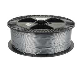 Spectrum 80696 3D filament, PCTG Premium, 1,75mm, 2000g, SILVER STEEL.
Filament Spectrum Premium PCTG je vynikajúcou alternatívou k PET-G, ktorý je vo svete 3D tlače dobre známy.
Vlastnosti materiálu

Teplotná odolnosť HDT – 76 °C
vyššia rázová pevnosť ako u PET-G Premium
vyššia priehľadnosť ako Premium PET-G (platí pre transparentné farby).
ľahká tlač, spracovanie a konečná úprava
chemická odolnosť
vysoká rozmerová presnosť tlačených dielov
hydrofóbny, bez zápachu
vynikajúci tlačový povrch



Aplikácie

vizuálne a funkčné prototypovanie
testovanie vhodnosti
konceptuálne modely
výrobné nástroje