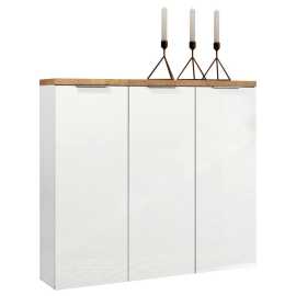 Xora SKRINKA NA TOPÁNKY, biela, farba duba, 120/115/34 cm.