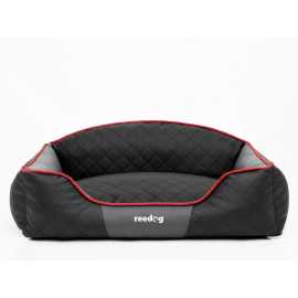 Pelech pre psa Reedog Black & Grey Sofa.
Vrchná časť - EKO koža, matrac - polypropylen. tkanina, výplň - molitanová drvina 
Pelechy REEDOG Sofa sú pre tých najnáročnejších psíkov a páničkov. 

Na výber máte z niekoľkých veľkostí.

 
Výhody

kvalitný a odolný materiál
vysoký okraj
luxusný design
môžete prať v práčke

 Nevýhody

žiadne

 Obsah balení

Pelech pre psa Reedog