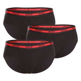 3PACK pánske slipy HUGO čierné (50492378 002) M.
Tieto parádne slipy od skvelej značky Hugo Boss potešia všetkých mužov!

Príjemný materiál s mäkkými lemami perfektne sedí na tele.