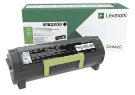 Lexmark 51B2X00 čierny (black) originálny toner.
Originálny toner = záruka priamo od výrobcu tlačiarne
100 % použitie v tlačiarni - bezproblémové fungovanie s vašou tlačiarňou
Použitím originálnej náplne predlžujete životnosť tlačiarne
Overená špičková kvalita - vysoko kvalitná a spoľahlivá tlač originálnou tlačovou kazetou od prvej do poslednej stránky
Trvalé a profesionálne výsledky tlače - dlhodobá udržateľnosť tlače
Kratšia prodleva pri tlači stránok
Garancia Vašej spokojnosti s použitím našej originálnej náplne
Zabezpečujeme bezplatnú recykláciu originálnych náplní
Zlyhanie náplne v menej ako 1% prípadov
Jednoduchá a rýchla výmena náplne

Kód výrobcu: 51B2X00