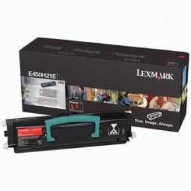 Lexmark E450H21E čierný (black) originálny toner.
Originálny toner = záruka priamo od výrobcu tlačiarne
100 % použitie v tlačiarni - bezproblémové fungovanie s vašou tlačiarňou
Použitím originálnej náplne predlžujete životnosť tlačiarne
Osvedčená špičková kvalita - vysoko kvalitná a spoľahlivá tlač originálnou tlačovou kazetou od prvej do poslednej stránky
Trvalé a profesionálne výsledky tlače - dlhodobá udržateľnosť tlače
Kratšia prodleva pri tlači stránok
Garancia Vašej spokojnosti s použitím našej originálnej náplne
Zabezpečujeme bezplatnú recykláciu originálnych náplní
Zlyhanie náplne v menej ako 1% prípadov
Jednoduchá a rýchla výmena náplne

Kód výrobcu: E450H21E