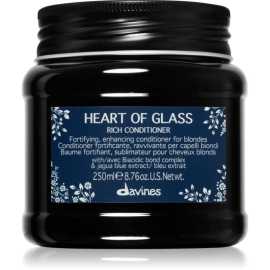 Davines Heart of Glass Rich Conditioner posilňujúci kondicionér pre blond vlasy 250 ml.