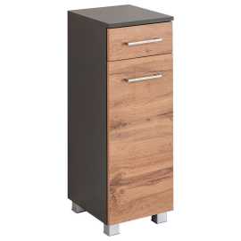 Held SPODNÁ SKRINKA, dub wotan, grafitová, 30/79/35 cm.