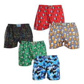 5PACK muške bokserice Styx art klasična guma višebojna (5A1379023) M.
Priuštite si stil i udobnost uz Styx muške kratke hlače u jarkim bojama i originalnog dizajna.
Mekani materijal za cjelodnevnu udobnost
Styx gaćice izrađene su od 100% pamuka, koji nudi mekoću i prozračnost čak i tijekom cjelodnevnog nošenja.
Originalni dizajn i udoban kroj
Zahvaljujući svojim odvažnim bojama i originalnim printevima, kratke hlače Styx unijet će razigranost i jedinstven stilu vašu garderobu.
Zašto kupiti Styx kratke hlače?

Proizvedeno u Češkoj s naglaskom na kvalitetu i preciznost.


Materijal od 100% pamuka za mekoću i udobnost.


Originalni i zabavni dizajnikoji će vas izdvojiti.

Kvaliteta iz Češke, to je donje rublje Styx
Donje rublje Styx u potpunosti je proizvedeno u Češkoj.
Kako se brinuti za Styx gaćice
Kako biste zadržali kvalitetu i udobnost svojih kratkih hlača, slijedite ove smjernice:

Pranje: Prešajte na maksimalnoj temperaturi od 30°C kako bi boje ostale intenzivne, a pamuk mekan.


Sušenje: Ne preporučamo sušenje u sušilici, nego ih ostavite da se suše slobodno na zraku.


peglanje: Za glatki izgled kratke hlače možete glačati na niskoj temperaturi.

Savjet: Postanite stručnjak za održavanje donjeg rublja zahvaljujućisavjetima u našem članku i pružite svojim omiljenim komadima njegu koju zaslužuju.