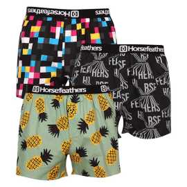 3PACK Herren Boxershorts Horsefeathers Frazier Bundle 4 (AM096F) M.
Zeigen Sie Ihren Stil und Ihren Sinn für Humor mit den Horsefeathers Shorts für Männer.
Hochwertiges Material für perfekten Komfort
Die Horsefeathers-Shorts bestehen aus 100 % Baumwolle, was bedeutet, dass sie sich angenehm auf der Haut anfühlen.
Originelles Design und bequeme Passform
Jedes Paar Shorts zeichnet sich durch einen einzigartigen Druck aus, der Ihrer Garderobe Stil und modernes Flair verleiht.
Warum lieben Sie diese Shorts?

Originelle Drucke, die jeden Tag zum Vergnügen machen.


Bequemes Material und lockere Passform für ganztägigen Komfort.


Qualitätshandwerk von Horsefeathers, einer Marke, die für Stil und Zuverlässigkeit steht.

Horsefeathers Shorts für Männer haben Stil
Das Wort 