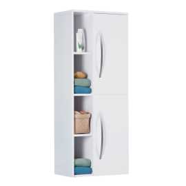 Stylife STREDNE VYSOKÁ SKRINKA, biela, 50/128/32 cm.