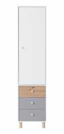 Skriňa so zásuvkami rasmus 1d - biela/sivá/dub artisan.

 

Rozmery skrine so šuplíkmi 1D Rasmus sú 45x190x40cm (š, v, h).

 

V kombinácii s posteľou, písacím stolom, komodou a ďalšími prvkami z tejto kolekcie, vytvoríte krásnu a vzdušnú zostavu.

 

Zapáčila sa vám kolekcia Rasmus?