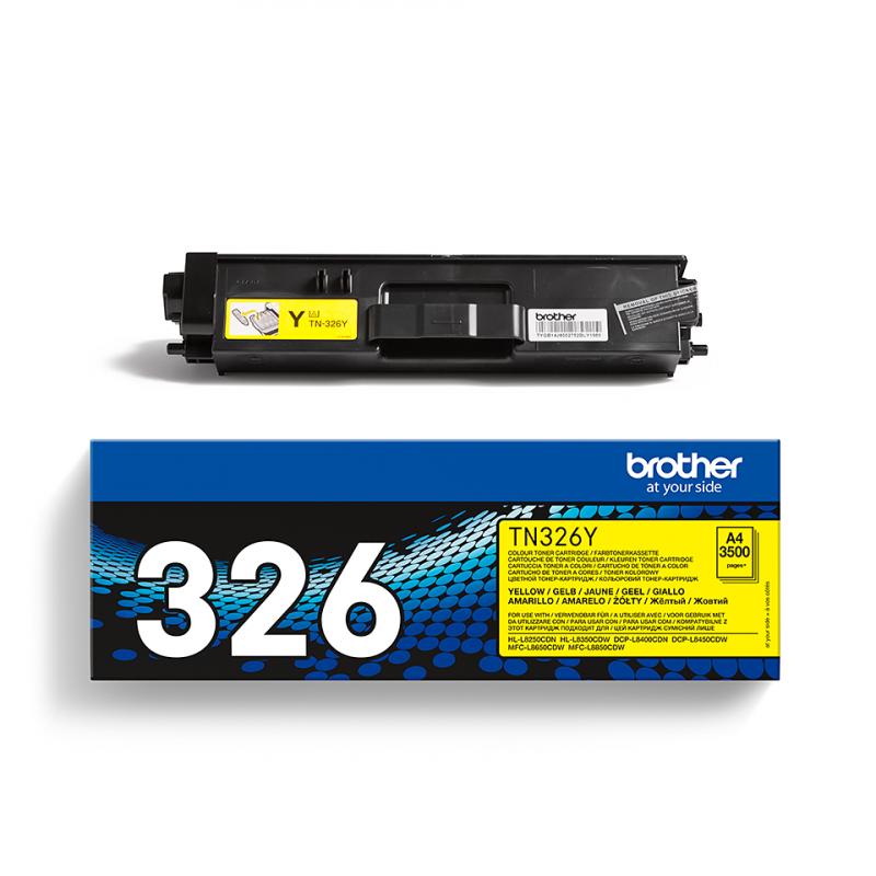 Brother TN-326Y žltá (yellow) originálný toner.
Prečo kúpiť našu originálnu náplň?



Originálny toner = záruka priamo od výrobcu tlačiarne
100% použitie v tlačiarni - bezproblémové fungovanie s vašou tlačiarňou
Použitím originálnej náplne predlžujete životnosť tlačiarne
Osvedčená špičková kvalita - vysokokvalitná a spoľahlivá tlač originálnou tlačovou kazetou od prvej do poslednej stránky
Trvalé a profesionálne výsledky tlače - dlhodobá udržateľnosť tlače
Kratšie zdržanie pri tlači stránok
Garancia Vašej spokojnosti pri použití našej originálnej náplne
Zabezpečujeme bezplatnú recykláciu originálnych náplní
Zlyhanie náplne v menej ako 1% prípadov
Jednoduchá a rýchla výmena náplne

Kód výrobcu: TN326Y