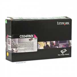 Lexmark C534RMX purpurový (magenta) originálny toner.
Prečo kúpiť našu originálnu náplň?
 

Originálny toner = záruka priamo od výrobcu tlačiarne
100% použitie v tlačiarni - bezproblémové fungovanie s vašou tlačiarňou
Použitím originálnej náplne predlžujete životnosť tlačiarne
Osvedčená špičková kvalita - vysokokvalitná a spoľahlivá tlač originálnou tlačovou kazetou od prvej do poslednej stránky
Trvalé a profesionálne výsledky tlače - dlhodobá udržateľnosť tlače
Kratšie zdržanie pri tlači stránok
Garancia Vašej spokojnosti pri použití našej originálnej náplne
Zabezpečujeme bezplatnú recykláciu originálnych náplní
Zlyhanie náplne v menej ako 1% prípadov
Jednoduchá a rýchla výmena náplne

Kód výrobca: C534RMX