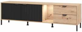 Tv stolík s osvetlením xaden - dub artisan/čierna.

 

TV stolík je absolútnou nevyhnutnosťou každej obývacej izby.

 

Rozmery TV stolíka s osvetlením Xaden sú 182,5x54x40cm (š, v, h).

 

Všetky produkty z kolekcie Xaden nájdete nižšie v súvisiacich produktoch.