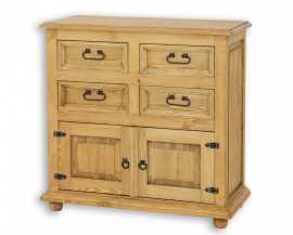 Sedliacka komoda z masívu com 06 - k02 tmavá borovica.

 

Sedliacky nábytok z masívu ponúkame v niekoľkých odtieňoch morenia, od svetlo bielej až po temne čiernu.

 

Aj tento sedliacky nábytok je ručne vyrábaný a pri jeho výrobe je kladený veľký dôraz na detaily spracovania.

 

Z dôvodu výroby sedliackeho nábytku na zákazku, sme nútení požadovať od zákazníka zálohu v minimálnej výške 500 - 1000 Kč podľa hodnoty nábytku.