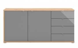 Komoda abuela - dub artisan/šedá.

 

Komoda ponúka úložný priestor v 4 praktických zásuvkách a dvojdverovej skrinke.

 

Rozmery komody Abuela sú 175,5x84x40cm (š, v, h).

 

Všetky produkty z kolekcie Abuela nájdete nižšie v súvisiacich produktoch.