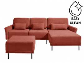 Rohová polohovacia sedacia súprava s taburetom adapto - pravá - výber.

 

Kostra pohovky je vyrobená z masívneho dreva a pohodlnosť zaisťuje vysoko kvalitná HR pena.

Výška sedu je 46cm, hĺbka sedu 65-90cm a výška opierky 50-65cm.

Sedacia súprava je umiestnená na kovových nožičkách, takže upratovanie pod ňou rozhodne nie je problém.

Súčasťou sedacej súpravy sú aj tri oporné bedrové vankúšiky, plnené silikónovými guličkami.

 

Poťah si môžete vybrať hneď v niekoľkých farebných variantoch.

Sedačka je potiahnutá rovnakou látkou aj zo zadnej strany tak je možné ju bez problémov umiestniť do priestoru.

 

Rozmery rohovej polohovacej sedacej súpravy s taburetom Adapto sú 267x90-100x173-192cm (š, v, h).

 

Pozn.


Z důvodu výroby na zakázku jsme nuceni požadovat od zákazníka zálohu ve výši 10% z konečné ceny výrobku.