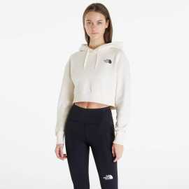 Mikina The North Face Trend Cropped Fleece Hoodie White Dune XL.