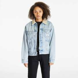 Bunda Calvin Klein Jeans Sherpa Denim Jacket Blue L.