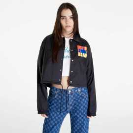 Bunda HUF Womens Block Crop Coach Jacket Black L.