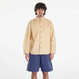 Košeľa Nike Life Men's Long-Sleeve Oxford Button-Down Shirt Sesame/ Sesame/ Sesame L.