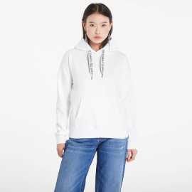 Mikina Tommy Jeans Boxy Logo Drawcord Hoodie White XS.