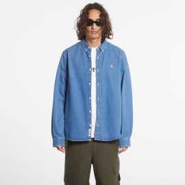 Košeľa Carhartt WIP L/S Weldon Shirt Blue M.