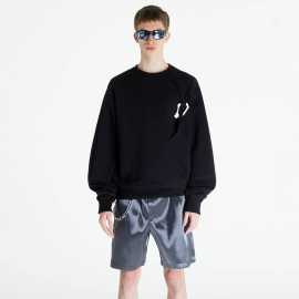 Mikina HELIOT EMIL Morphed Carabiner Crewneck Black L.