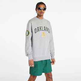 Mikina New Era Oakland Athletics Mlb Large Logo Crew Neck Sweatshirt Grey S.