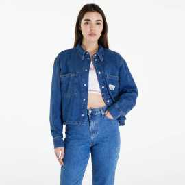 Košeľa Calvin Klein Jeans Cropped Dad Denim Shirt Denim Medium S.