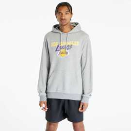 Mikina New Era Team Script Hoody Los Angeles Lakers Heather Gray/ A Gold M.