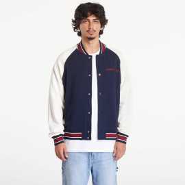 Bunda Tommy Jeans Relaxed Circle T Varsity Bomber Dark Night Navy S.