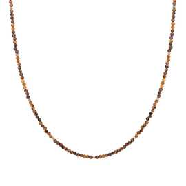 Sparkling Jewels Korálkový náhrdelník s tigriím okom NLK04G-G09.