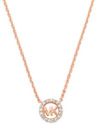 Michael Kors Módny bronzový náhrdelník s kubickými zirkónmi MKC1726CZ791.