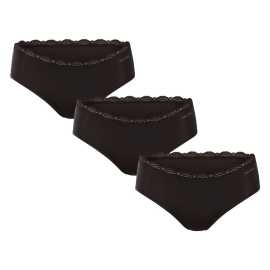 3PACK ženske hlačke Calvin Klein črna (QD5302-UB1) XL.
Udobje, eleganca in ikonični slog - to so ženske spodnjice Calvin Klein.
Mehak in lahek material za maksimalno udobje
Umetna vlakna z visokim deležem poliamida zagotavljajo mehkobo in lahkotnost, hlačke pa tudi dihajo in se hitro sušijo.
Preprostost z elegantnim pridihom
Mehke in klasične barve so kot nalašč za vsak slog, elastičen pas s čipkastim zaključkom pa spodnjemu perilu doda romantičen pridih.
Zakaj imaš v kompletu hlačke Calvin Klein?

Mehak in lahek material, ki vas ne omejuje.
Udoben klasičen kroj in elegantna čipka za eleganten videz.
Calvin Klein vrhunske kakovosti, ki vas ne bo pustila na cedilu.

Spodnje perilo Calvin Klein obožujejo ljudje po vsem svetu
Izjemno spodnje perilo Calvin Klein je ena od stalnic modne industrije.
Kako skrbeti za spodnje hlačke Calvin Klein
Če želite, da bodo vaše najljubše hlačke dolgo ostale v odličnem stanju, priporočamo, da upoštevate te nasvete za vzdrževanje.

Pralnica: Perite pri temperaturi največ 30 °C, najbolje ročno ali v zaščitni vrečki.
Sušenje: Ne sušite ga v sušilniku.
Likanje: Ne likate - zaradi gladke površine in finega materiala to ni potrebno.

Nasvet: Vaše najljubše spodnje perilo si zasluži nežno nego.