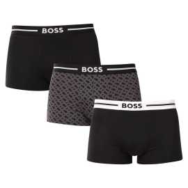 3PACK ανδρικό σορτς μποξεράκι BOSS πολύχρωμο (50531694 981) XXL.
Χαρίστε στον εαυτό σας απόλυτη άνεση και διαχρονικό στυλ με το ανδρικό μποξεράκι BOSS.
Υλικό υψηλής ποιότητας για μέγιστη άνεση
Το σορτς μπόξερ είναι κατασκευασμένο από ένα υψηλής ποιότητας μείγμα βαμβακιού και ελαστάνης, το οποίο παρέχει τον τέλειο συνδυασμό απαλότητας, αναπνοής και ελαστικότητας.
Κομψός σχεδιασμός και κομψή εμφάνιση
Ο κλασικός σχεδιασμός με το διακριτικό λογότυπο BOSS στο υφασμένο καουτσούκ δίνει στα μποξεράκια μια μοντέρνα και εκλεπτυσμένη εμφάνιση.
Γιατί θα αγαπήσετε τα μποξεράκια BOSS

Βαμβάκι υψηλής ποιότητας: Μαλακό, αναπνεύσιμο και άνετο στο σώμα.
Ελαστική ζώνη στη μέση με λογότυπο BOSS: Κομψό και άνετο.
Μακρύτερο εσώρουχο: Ιδανικό κάτω από κοστούμι και για σπορ.
Εύκαμπτο υλικό: Προσαρμόζεται τέλεια στο σώμα σας.

Όλοι οι κομψοί άνδρες θα αγαπήσουν τα εσώρουχα BOSS
Η μάρκα BOSS προήλθε από τον γνωστό κατασκευαστή ρούχων Hugo Boss ως μια σειρά προϊόντων για άνδρες που αγαπούν τα ποιοτικά κομμάτια και τη διαχρονική εμφάνιση.
Πώς να φροντίζετε τα μποξεράκια BOSS;
Για να διασφαλίσετε ότι το νέο σας σορτσάκι μπόξερ θα διατηρήσει το σχήμα και την ποιότητά του για όσο το δυνατόν μεγαλύτερο χρονικό διάστημα, σας συνιστούμε να ακολουθήσετε τις παρακάτω οδηγίες:

Πλυντήριο ρούχων: Πλύνετε στους 40°C με παρόμοια χρώματα και ήπιο απορρυπαντικό.
Στέγνωμα: Μπορείτε να τα στεγνώσετε σε χαμηλή θερμοκρασία, αλλά συνιστούμε το στέγνωμα στον αέρα για μεγαλύτερη διάρκεια ζωής.
Σιδέρωμα: Εάν είναι απαραίτητο, σιδερώστε σε χαμηλή φωτιά.

Συμβουλή: Η εύρεση του κατάλληλου εσωρούχου που σας ταιριάζει απόλυτα μπορεί να αποτελέσει πρόκληση.
