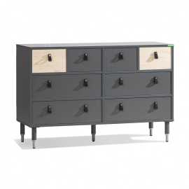 Široká komoda magnus - dub sofia/šedá.

 

Komoda na kovových nôžkach ponúka mnoho úložného priestoru ako na bielizeň, tak aj iné veci, ktoré si potrebujete uložiť.

 

Široká komoda Magnus je vyrobená z lamina 1.

 

Rozmery široké komody Magnus sú 127x84x47cm (š, v, h).

 

Všetky produkty z kolekcie Magnus nájdete nižšie v súvisiacich produktoch.