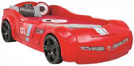 Detská posteľ auto deluxe 90x195cm - červená.

 

Matrac je na rošte zapustená nižšie do vnútornej časti a tým dáva možnosť vyniknúť bočniciam, ktoré prispievajú k väčšej bezpečnosti dieťaťa pri spánku, u ktorého tak nehrozí pretočenie z postele na zem.

 

Posteľ dodávame vrátane kvalitného dierovaného roštu, ktorý sa umiestňuje na spevnený kovový rám.

Rozmery postele auto DELUXE sú 126x66x225cm (š, v, h), posteľná plocha postele je 90x195cm

 

K posteli v tvare auta odporúčame nábytok z kolekcie Rally, ktorý nájdete nižšie v súvisiacich produktoch.

 

 



 

 