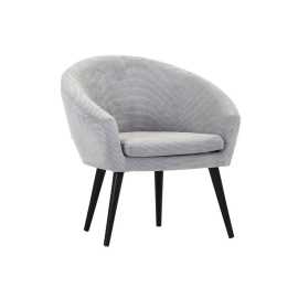 Niels Andersson KRESLO, textil, sivá.