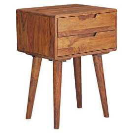 MID.YOU NOČNÝ STOLÍK, indický palisander, farba indického palisandra, 47/66/36 cm.