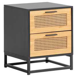 Livetastic NOČNÝ STOLÍK, čierna, 45/56/45 cm.