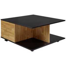 MID.YOU KONFERENČNÝ STOLÍK, antracitová, piesková, kompozitné drevo, 70/70/36,5 cm.