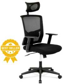 AUTRONIC Kancelárská stolička KA-B1013 BK.