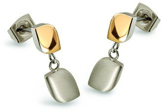 Boccia Titanium Bicolor titánové náušnice 05014-02.