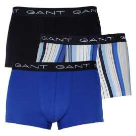 3PACK Boxers para hombre Gant multicolor (902123113-436) M.
Apuesta por la comodidad y un look atemporal con los calzoncillos bóxer para hombre de GANT en una combinación de colores atemporal.
Material de primera calidad para la comodidad diaria
Los calzoncillos están confeccionados en una mezcla de algodón y elastano de alta calidad.
Diseño moderno para el trabajo y las citas nocturnas
El diseño sencillo se complementa con una cinturilla con el logotipo de GANT, que es suave y no oprime.
Por qué deberías probar los bóxers GANT

Material de calidad y ajuste cómodo:El suave algodón con elastano garantiza la comodidad y un ajuste perfecto.
Elegante diseño minimalista: La clásica combinación de colores y la goma del logotipo resultan elegantes y modernas.
Uso versátil: Ideal para el día a día, el trabajo, el deporte y el ocio.

Ropa interior GANT para hombres con estilo
Desde 1949, la marca GANT ha sido sinónimo de mano de obra de precisión y materiales de calidad.
Cómo cuidar los calzoncillos bóxer GANT para hombre
Para que su colada se mantenga en buen estado durante mucho tiempo, le recomendamos los siguientes consejos.

Lavandería: El bolígrafo está a una temperatura máxima de 40 °C.
Secado: Puedes secar tus boxers en secadora.
Planchado: Si es necesario, puede plancharlos a baja temperatura, idealmente del revés.

Consejo: Encontrar la prenda interior adecuada que se adapte perfectamente a ti puede ser todo un reto.