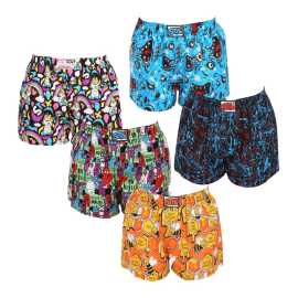 5PACK Damen Boxershorts Styx art klassicher Gummizug mehrfarbig (5K1181534) XXL.
Möchten Sie maximalen Komfort mit originellem Design verbinden?
Hochwertige Baumwolle für maximalen Komfort
Die Shorts bestehen zu 100 % aus Baumwolle, was bedeutet, dass Sie ein bequemes, atmungsaktives und leichtes Material genießen können, das sich perfekt für den ganztägigen Gebrauch eignet.
Bequeme, lockere Passform und klassischer Gummizug
Die Styx Shorts für Frauen haben eine lockere Passform, die Ihnen maximale Bewegungsfreiheit bietet.
Warum Sie die Styx Shorts für Frauen lieben werden

Hochwertiges Material: 100% Baumwolle für ultimativen Komfort und Atmungsaktivität.
Bequeme Passform: Bequeme, lockere Passform, ideal zum Schlafen und Faulenzen zu Hause.
Tschechische Qualität: Präzise Verarbeitung und lange Lebensdauer.

Qualität aus der Tschechischen Republik, das ist Styx-Unterwäsche
Die Unterwäsche von Styx wird vollständig in der Tschechischen Republik hergestellt.
Wie pflegt man Shorts, damit sie lange Zeit wie neu bleiben?

Waschen: Wir empfehlen, sie bei 30°C zu waschen, um ihre Weichheit und Farbe zu erhalten.
Trocknen: Vermeiden Sie den Trockner, damit das Material weich und flexibel bleibt.
Bügeln: Falls erforderlich, bügeln Sie mit einer niedrigeren, für Baumwolle geeigneten Temperatur.

Tip: Werden Sie ein Experte für die Pflege von Unterwäsche mit den Ratschlägen in unserem Artikel und geben Sie Ihren Lieblingsstücken die Pflege, die sie verdienen.