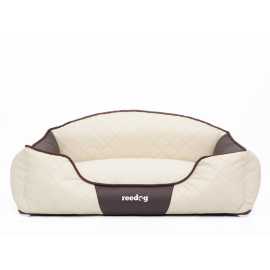 Pelech pre psa Reedog Beige Sofa - L.
Vrchná časť - EKO koža, matrac - polypropylen. tkanina, výplň - molitanová drvina 
Pelechy REEDOG Sofa sú pre tých najnáročnejších psíkov a páničkov. 

Vyberte si správnu veľkosť pomocou následujúcej tabuľky.

 Výhody

kvalitný a odolný materiál
vysoký okraj
luxusný design
môžete prať v práčke

 Nevýhody

žiadne

 Obsah balení

Pelech pre psa Reedog
