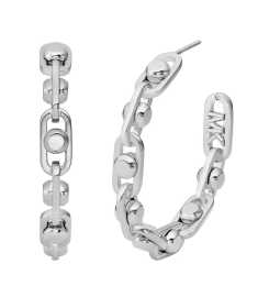 Michael Kors Moderné kruhové náušnice Astor Link MKJ8358040.