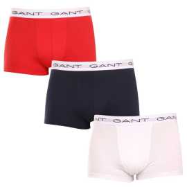 3PACK Vyriški boksininko šortai Gant daugiaspalviai (3003-105) XXL.
Pasitikėkite patogumu ir nesenstančiu įvaizdžiu, pasirinkę nesenstančio spalvų derinio GANT vyriškus boksininkų šortus.
Aukščiausios kokybės medžiaga kasdieniam komfortui
Boksininkų šortai pagaminti iš aukštos kokybės medvilnės ir elastano mišinio.
Modernus dizainas darbui ir pasimatymui
Paprastą dizainą papildo juosmens juosta su GANT logotipu, kuri yra minkšta ir nespaudžia.
Kodėl tikrai turėtumėte išbandyti GANT bokserius

Kokybiška medžiaga ir patogus dėvėjimas:Minkšta medvilnė su elastanu užtikrina patogumą ir puikų dėvėjimą.
Stilingas minimalistinis dizainas: Klasikinės spalvos ir logotipo guma atrodo elegantiškai ir šiuolaikiškai.
Universalus naudojimas: Idealiai tinka kasdieniam dėvėjimui, darbui, sportui ir laisvalaikiui.

GANT apatinis trikotažas stilingiems vyrams
Nuo 1949 m.
Kaip prižiūrėti GANT vyriškus boksininkų šortus
Kad skalbiniai ilgai išliktų puikios būklės, rekomenduojame vadovautis šiais patarimais.

Skalbykla: Rašiklio temperatūra yra ne aukštesnė kaip 40 °C.
Džiovinimas: Bokserius galite džiovinti skalbimo mašinoje, tačiau rekomenduojame nustatyti švelnią žemesnės temperatūros programą.
Lyginimas: Jei reikia, galite juos lyginti žemoje temperatūroje, geriausia - išvirkščiąja puse į išorę.

Patarimas: Rasti tinkamą apatinį trikotažą, kuris jums puikiai tiktų, gali būti sudėtinga.