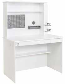 Malý písací stôl s nadstavcom pure - biela.

 

Polička, ktorá sa nachádza pod ňou, je naopak užšia, jej šírka zodpovedá hĺbke bočníc.

 

Rozmery malého písacieho stola s nadstavcom Pure sú 113x147x59cm (š, v, h)

 

Všetok nábytok patriaci do kolekcie Pure nájdete nižšie v súvisiacich produktoch.