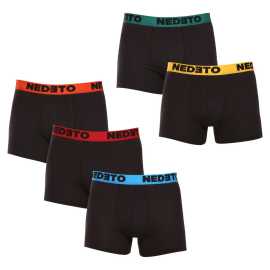 5PACK pánske boxerky Nedeto čierne (5NB002b) XL, trenky.
Doprajte si maximálny komfort a štýl s pánskymi boxerkami Nedeto v klasických farbách.
Kvalitný a odolný materiál pre moderného muža
Boxerky sú vyrobené z vysoko kvalitnej zmesi bavlny a elastanu.
Boxerky Nedeto mají moderní design a pohodlný střih
Boxerky Nedeto jsou navrženy v minimalistickém designu s vytkávanou gumou s výrazným logem Nedeto, která dodává spodnímu prádlu moderní vzhled.
Prečo si boxerky Nedeto zamiluješ

Bavlnený materiál: Jemný, mäkký a priedušný materiál, ktorý zaručí celodenné pohodlie a komfort.


Klasický strih a štýlové detaily: Jednoduchý a moderný dizajn v univerzálnej farbe pre každodenný štýl a pohodlie.


Skvelý pomer ceny a kvality: Za nízku cenu získate hneď päť kusov kvalitného spodného prádla.

Česká značka Nedeto ponúka kvalitné prádlo za super cenu
Spodné prádlo Nedeto nielen predávame, ale stojíme aj za jeho výrobou.
Ako sa starať o boxerky Nedeto?
Aby ti tvoje obľúbené spodné prádlo vydržalo dlho v perfektnom stave, venuj pozornosť aj jeho údržbe.

Pranie: Odporúčame prať boxerky na maximálnu teplotu 30 °C.


Sušenie: Nesušte v sušičke.


Žehlenie: Boxery je možné žehliť, nastav žehličku na nižšiu teplotu vhodnú pre bavlnu.

Tip: Staňte sa odborníkom na údržbu spodnej bielizne vďaka radám v našom článku a doprajte svojim obľúbeným kúskom starostlivosť, ktorú si zaslúžia.